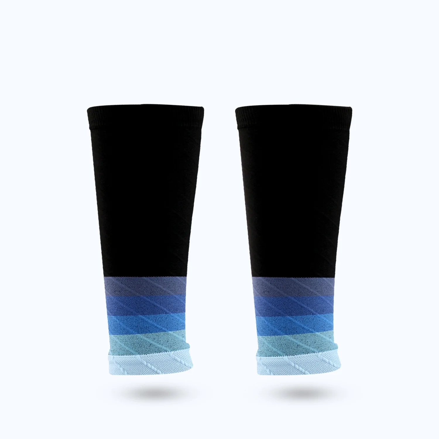 Color Block Calf Sleeves with Open Footless Shape