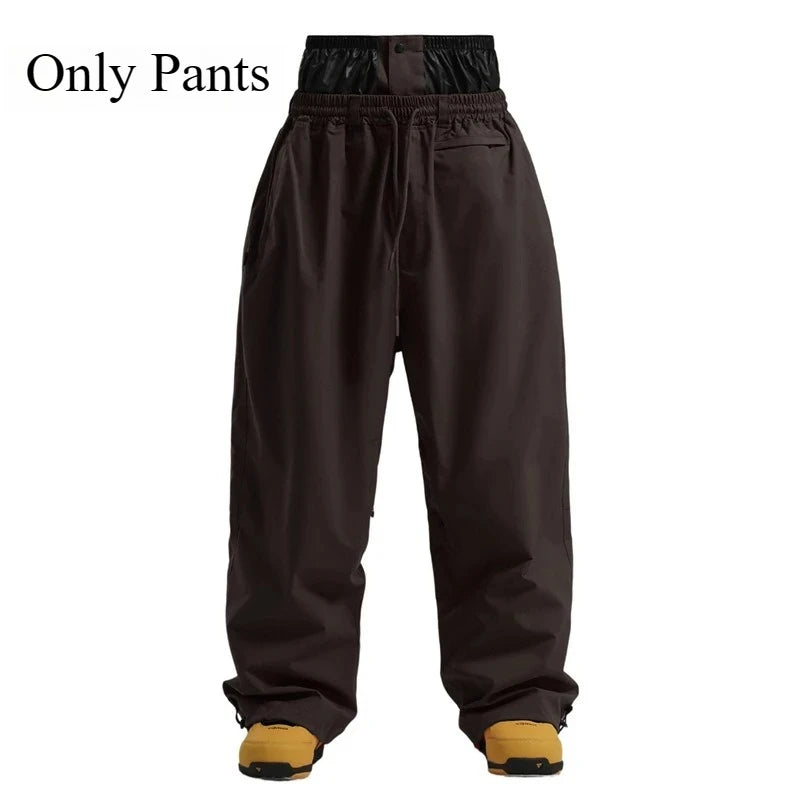 Full Length Loose Fit Ski and Snowboard Winter Pants
