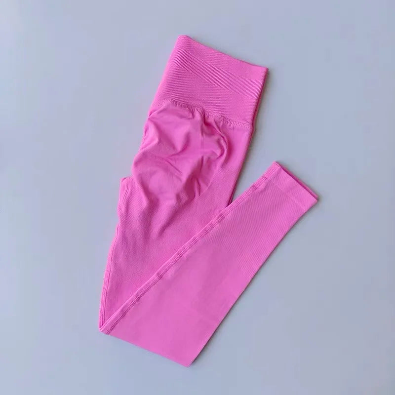 Women's Cross Back Bra And Flared Pants Yoga Set