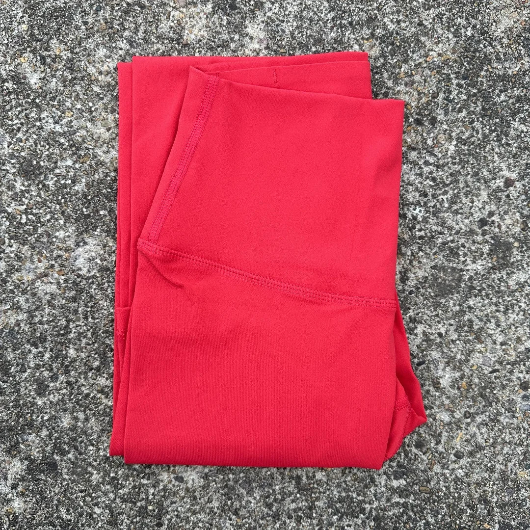 Women's Back Pocket Capri Leggings For Workout Outfits