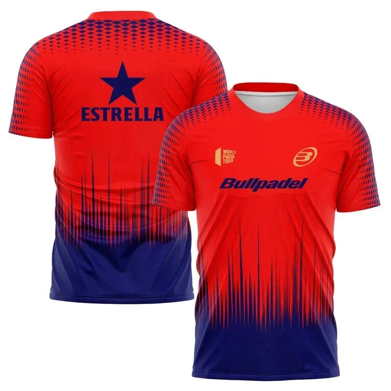Padel Graphic Short Sleeve T-shirt For Sports Outfits