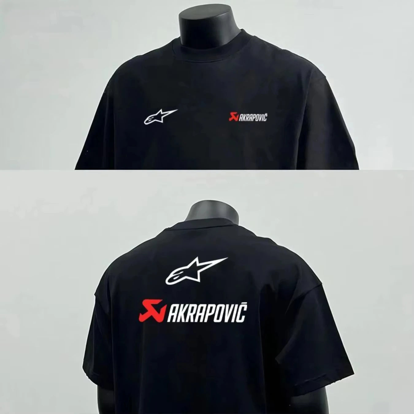 Motorcycle Graphic Short Sleeve T-shirt For Sports Outfits