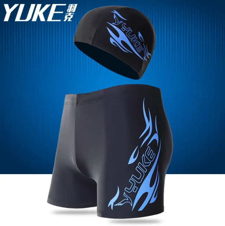 Men's Printed Swim Briefs with Original Accessory Options
