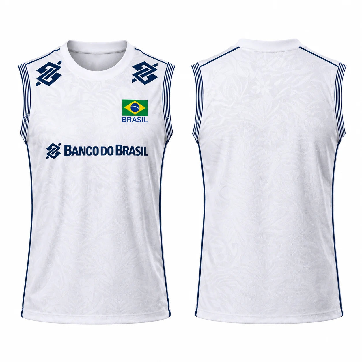 Brazil Volleyball Graphic Sleeveless Tank Top For Sports Outfits