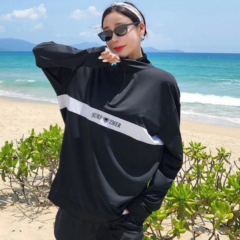 Family Long Sleeve Rash Guard Swimwear Selection
