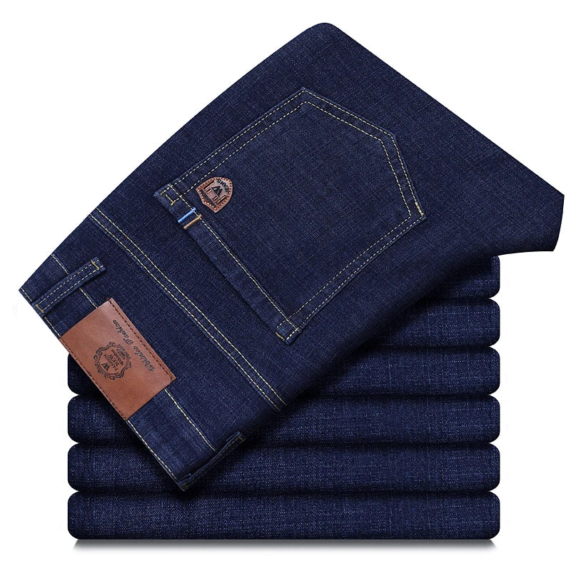 Men's Straight Leg Denim Jeans for Casual Everyday Wear