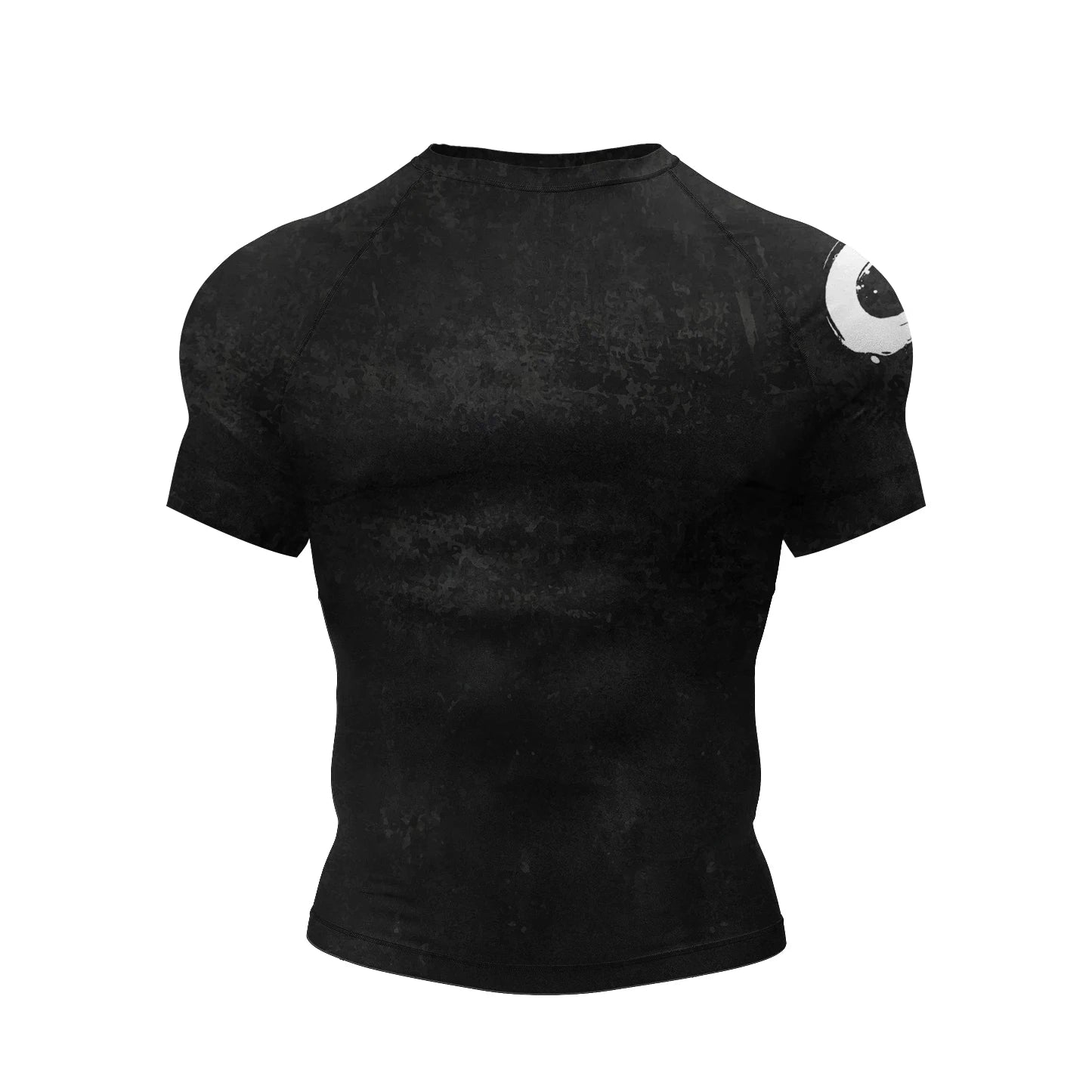Robot Graphic Compression Short Sleeve T-shirt For Sports Outfits