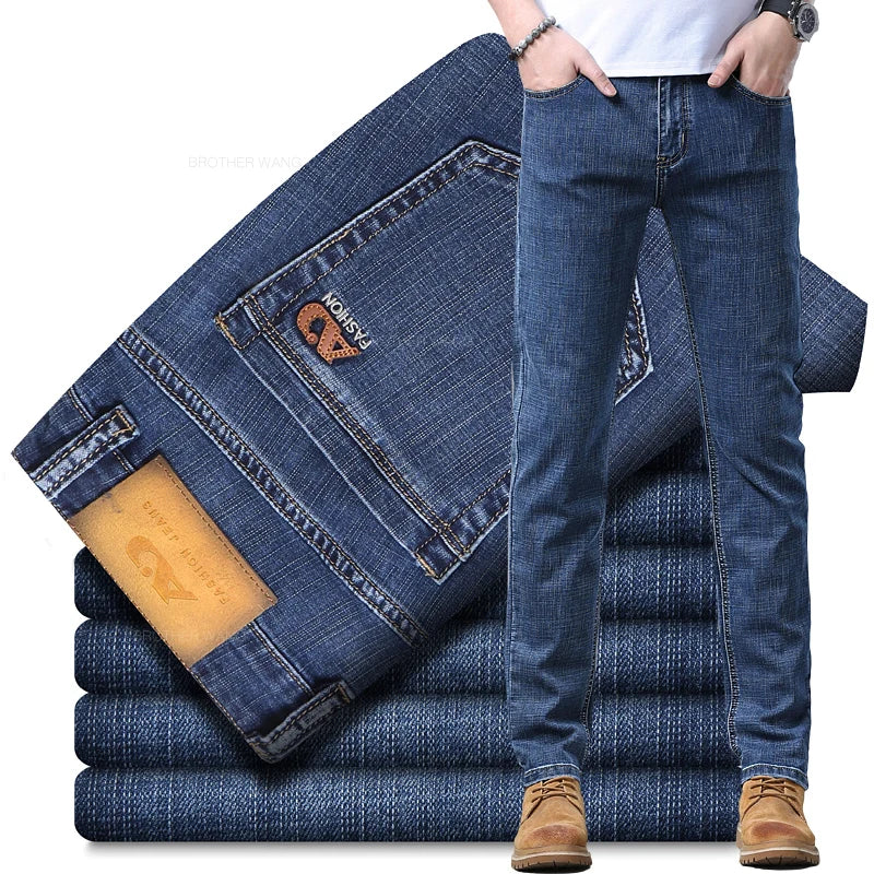 Men's Slim Fit Denim Jeans for Casual Everyday Wear