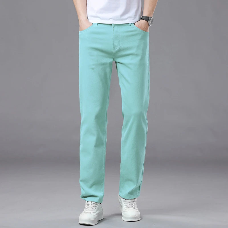 Men's Straight Leg Denim Jeans for Casual Everyday Wear