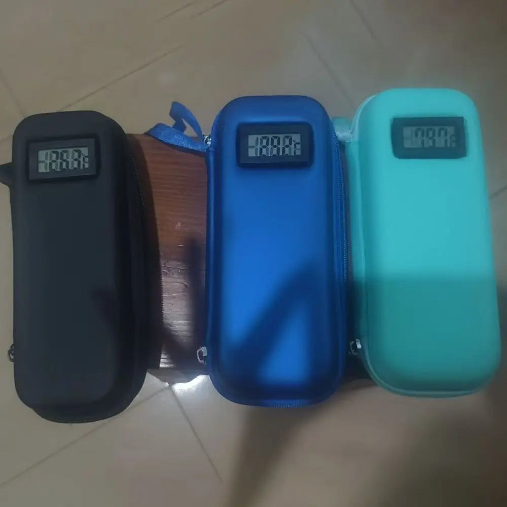 Insulin Cooler Travel Case °C/°F Waterproof Insulin Cooling Bag with Thermometer Display Medicine Organizer Bag for Diabetics