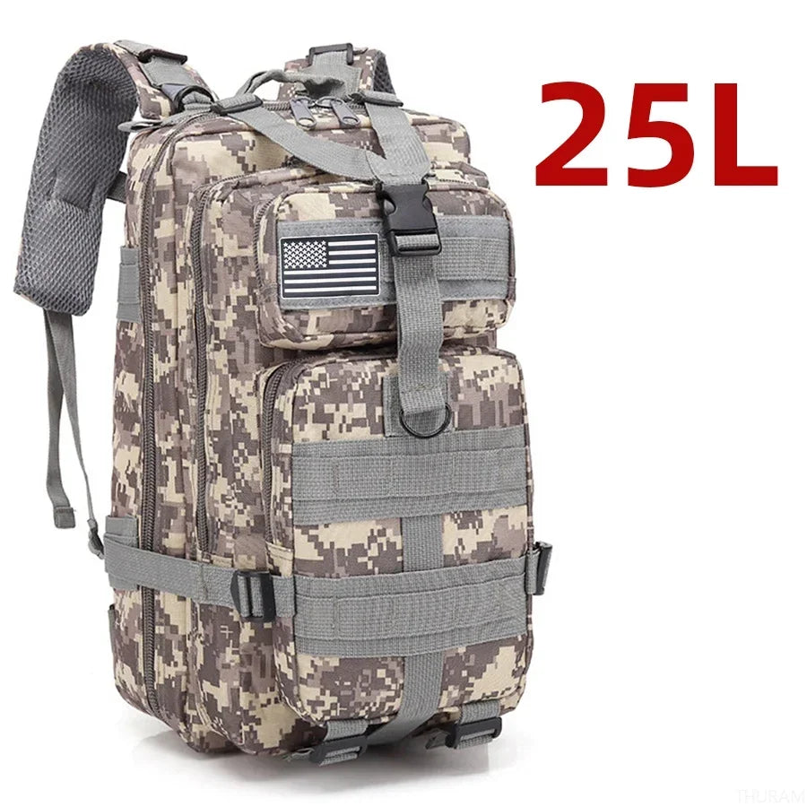 Outdoor Webbing Backpack with Original Pack Size Options