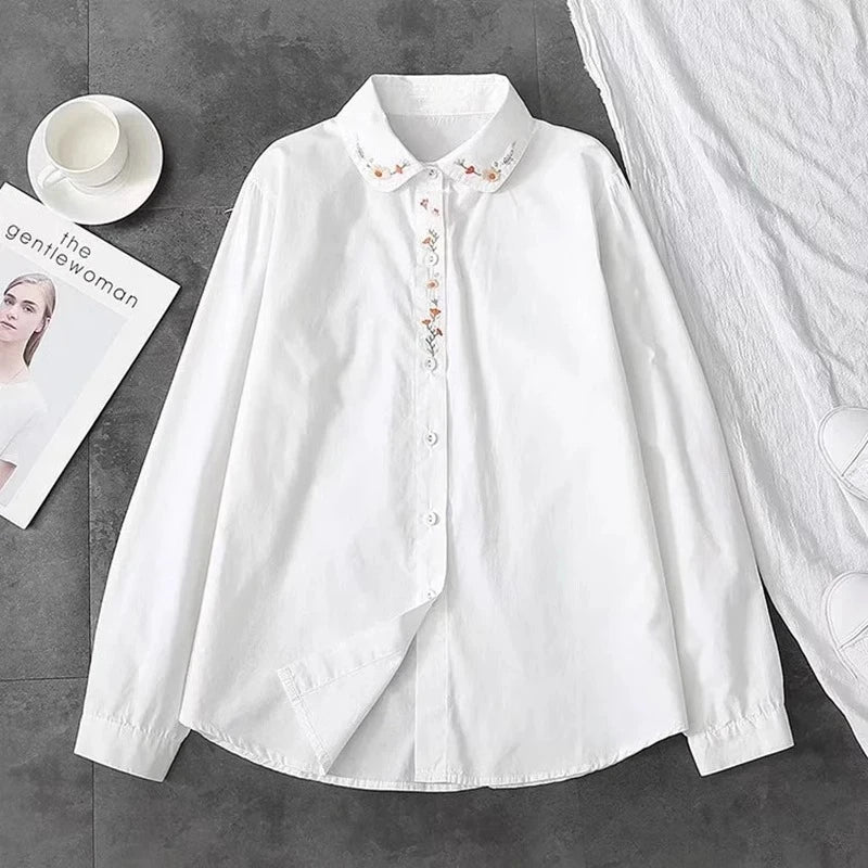 Women's Long Sleeve Button Front Shirt
