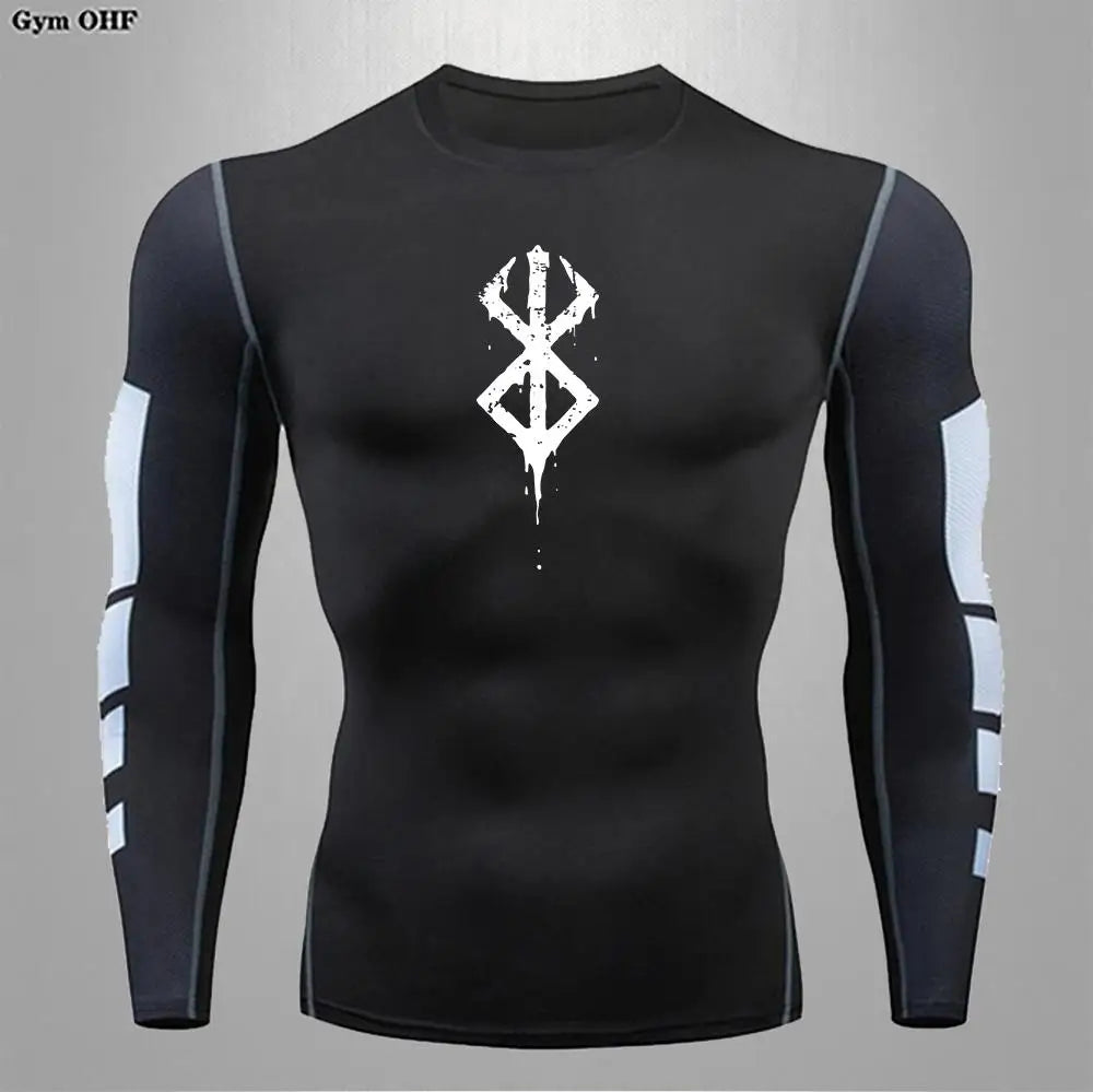 Fitted Crew Neck Short Sleeve Compression T Shirt