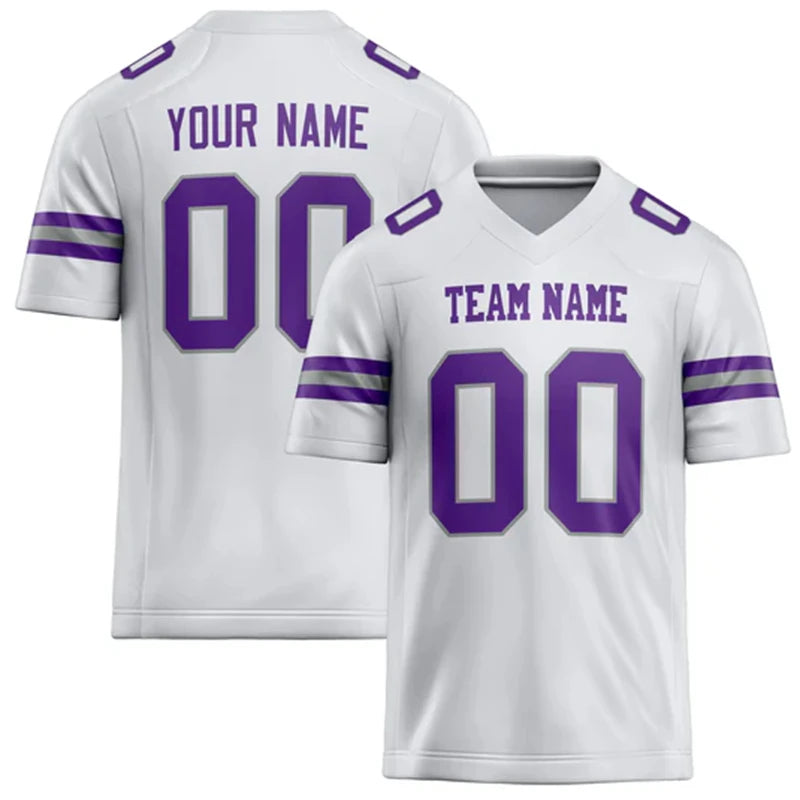 Rugby Graphic Short Sleeve Sports Jersey with Number Print