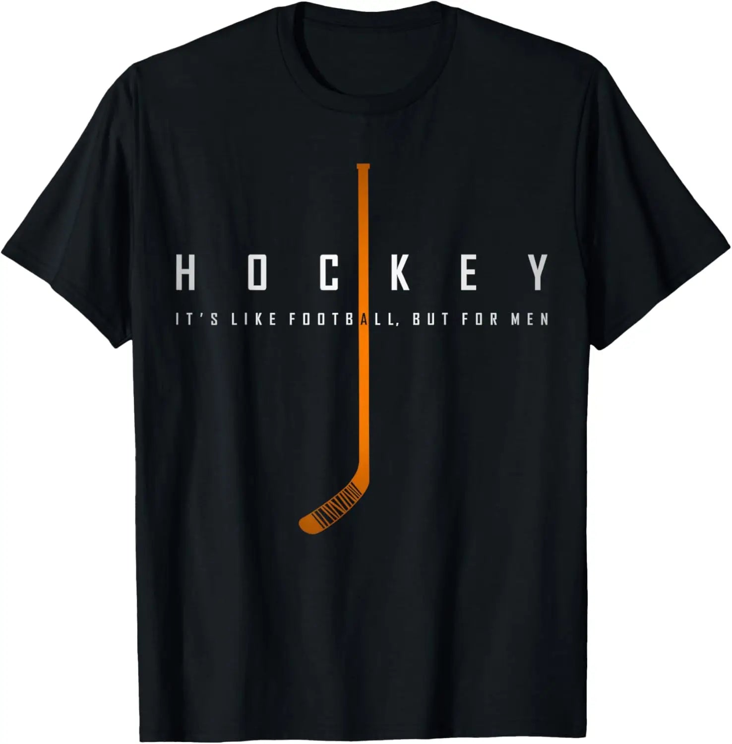Hockey Letter Graphic Short Sleeve T-shirt For Sports Outfits