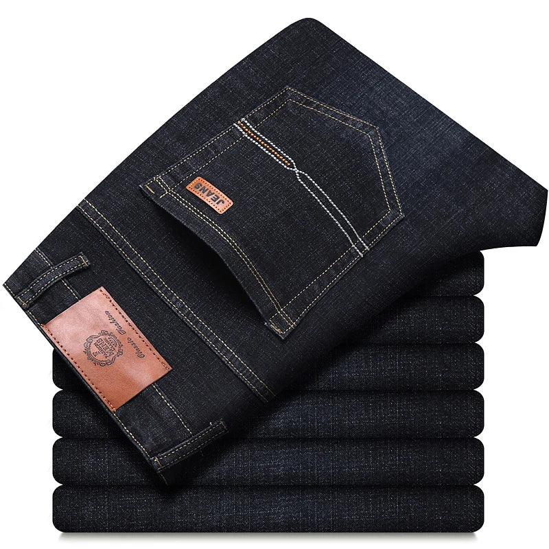 Men's Straight Leg Denim Jeans for Casual Everyday Wear