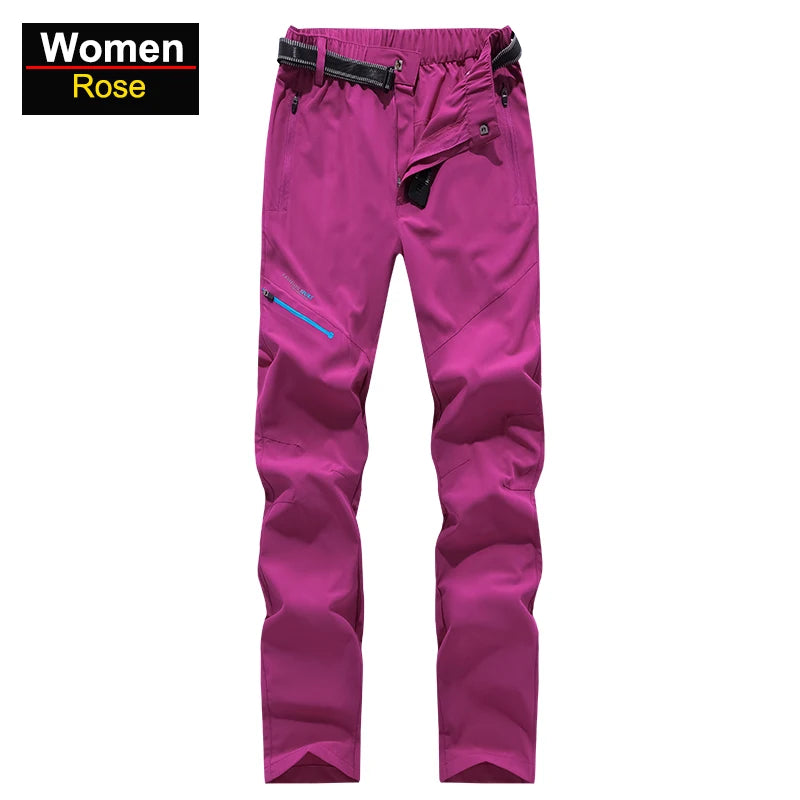 Women's Quick Dry Lightweight Hiking Pants with Zipper Pockets