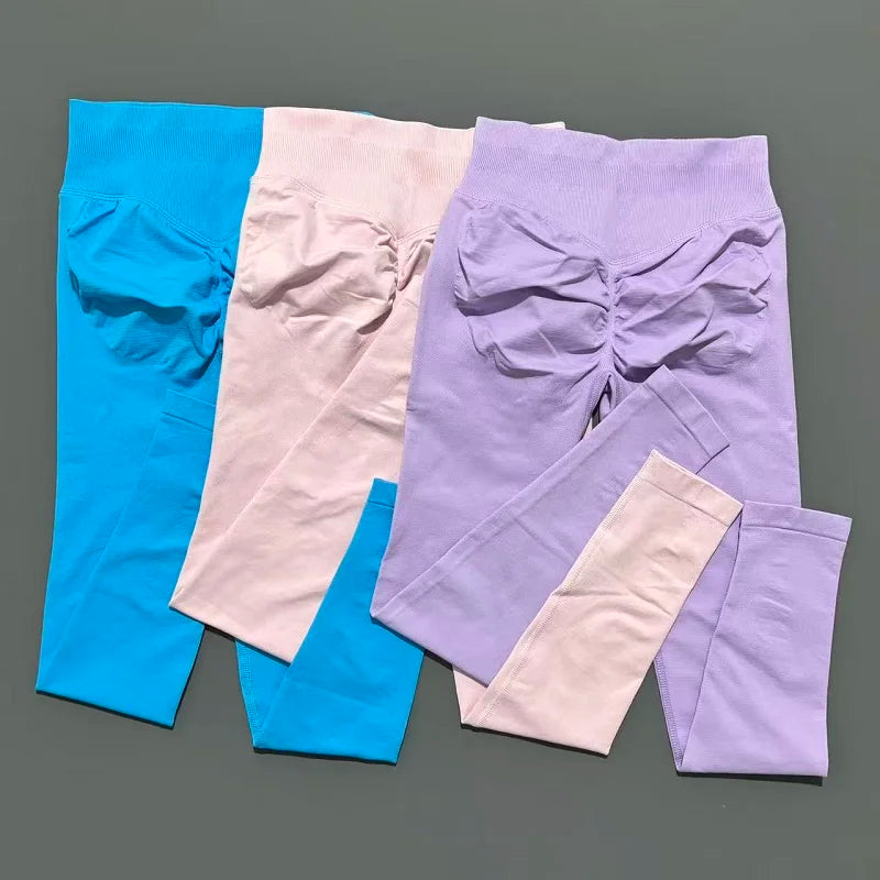 Women's Scrunch Full Length Leggings For Workout Outfits