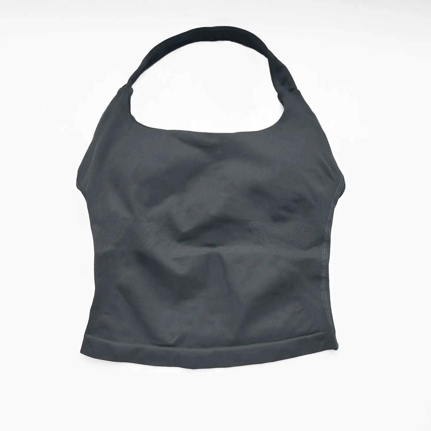 Women's Halter Neck Longline Fitted Tank Top For Workout Outfits