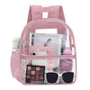 Clear Backpack Stadium Approved Transparent Clear Mini Backpack for Women Men Backpack for Concert Work Sport Festival Venues