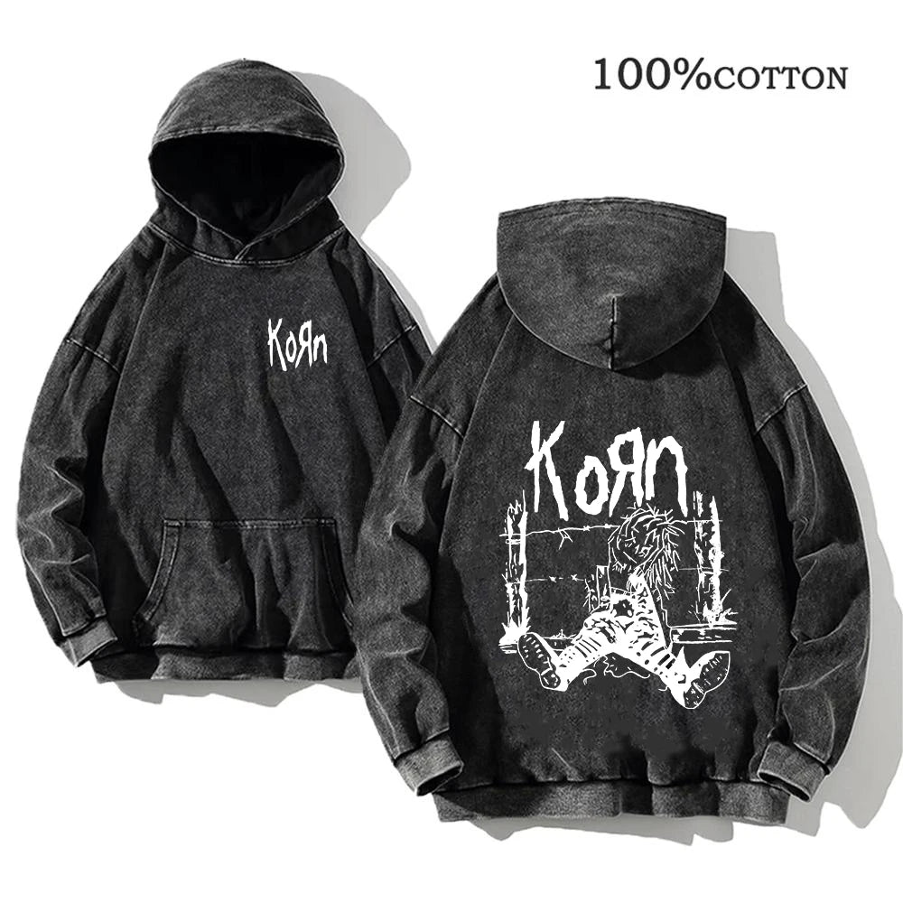 Graphic Long Sleeve Casual Hooded Sweatshirt with Original Style Options