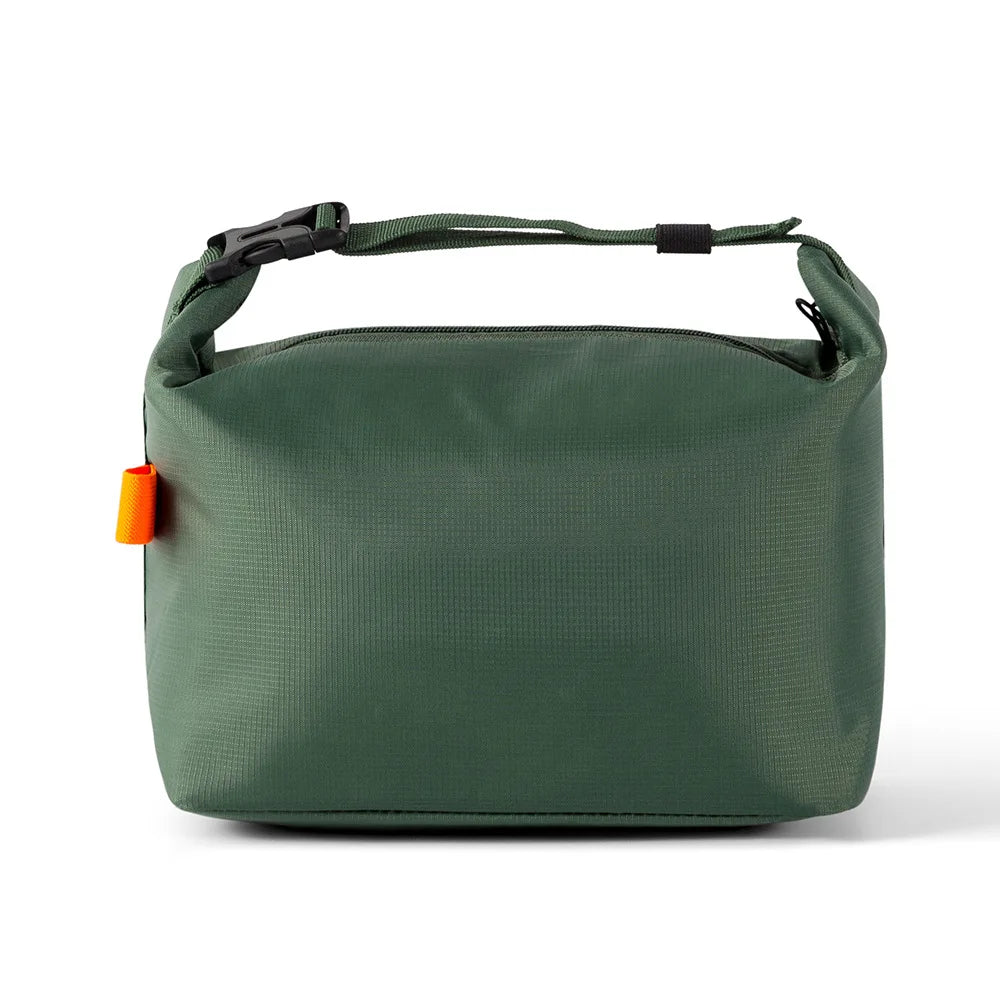 Solid Zippered Lunch Tote Bag with Adjustable Carry Handle