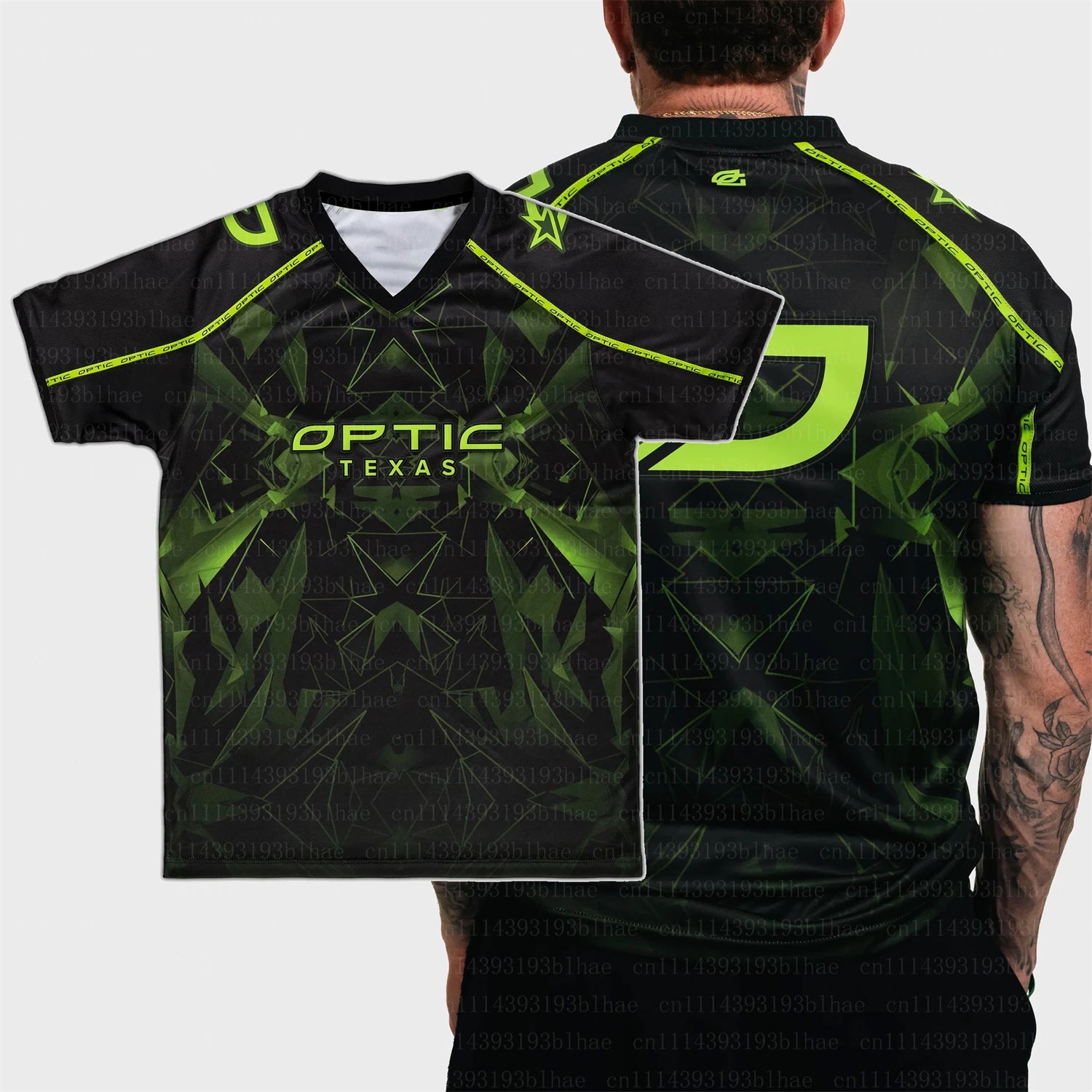 Esports Graphic Short Sleeve Crew Neck Sports T Shirt