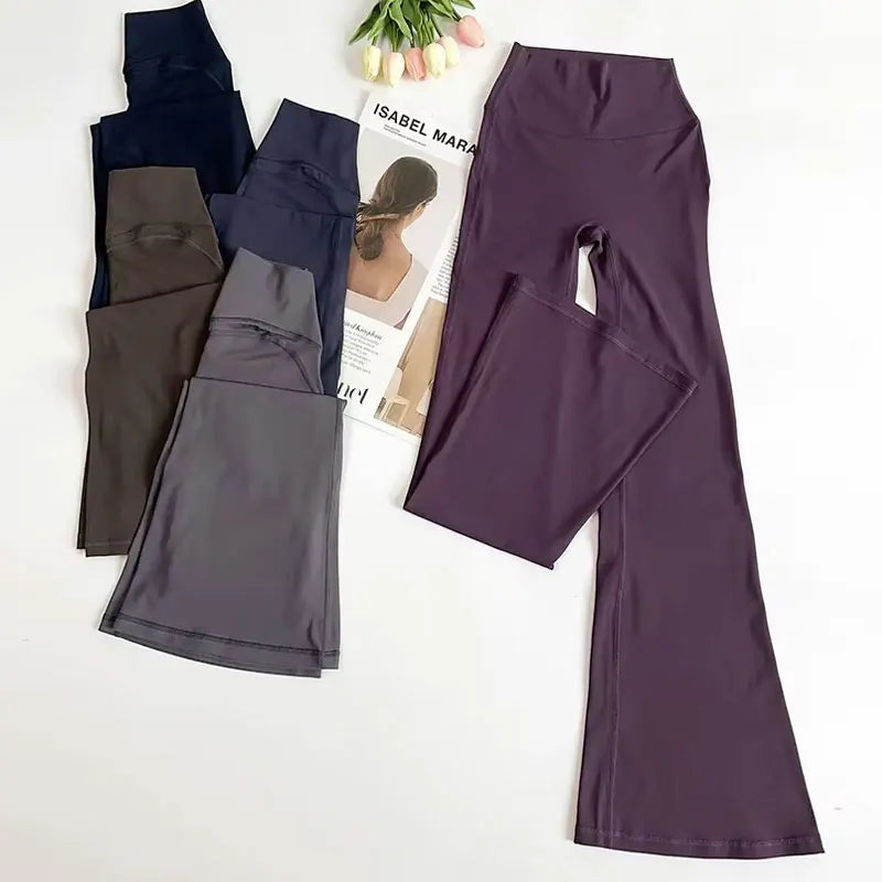 Women's Flared Leggings For Workout Outfits And Layering