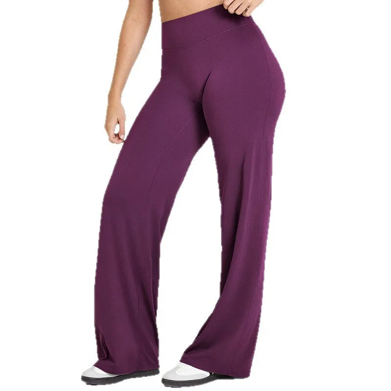 Women's Loose Wide Leg Yoga Pants For Workout Outfits