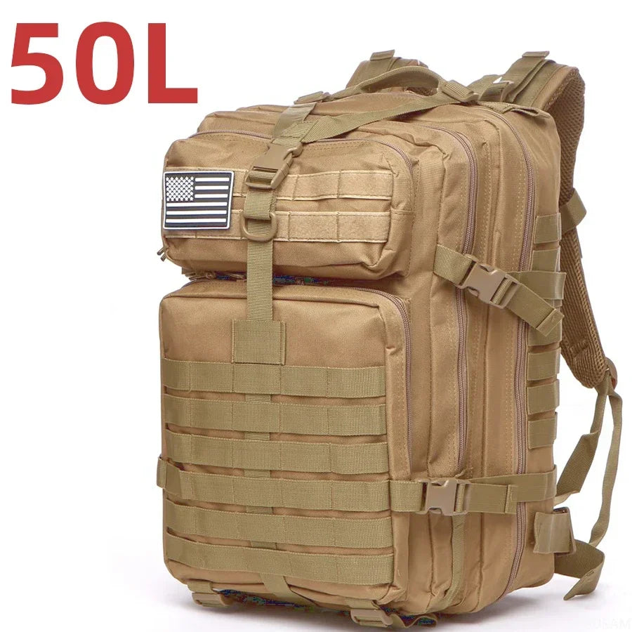 Outdoor Webbing Backpack with Original Pack Size Options