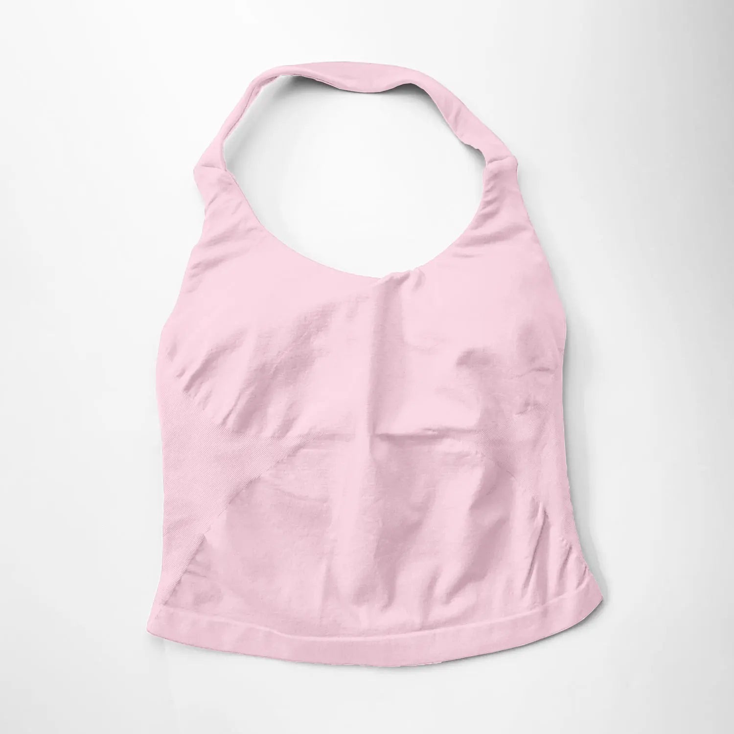 Women's Halter Neck Longline Fitted Tank Top For Workout Outfits