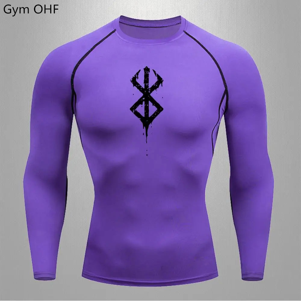 Fitted Crew Neck Short Sleeve Compression T Shirt