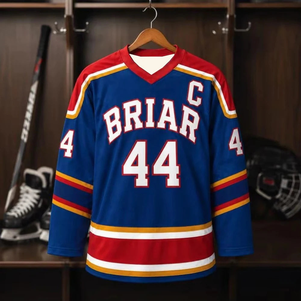 Briar University Number Graphic Long Sleeve Jersey For Sports Outfits
