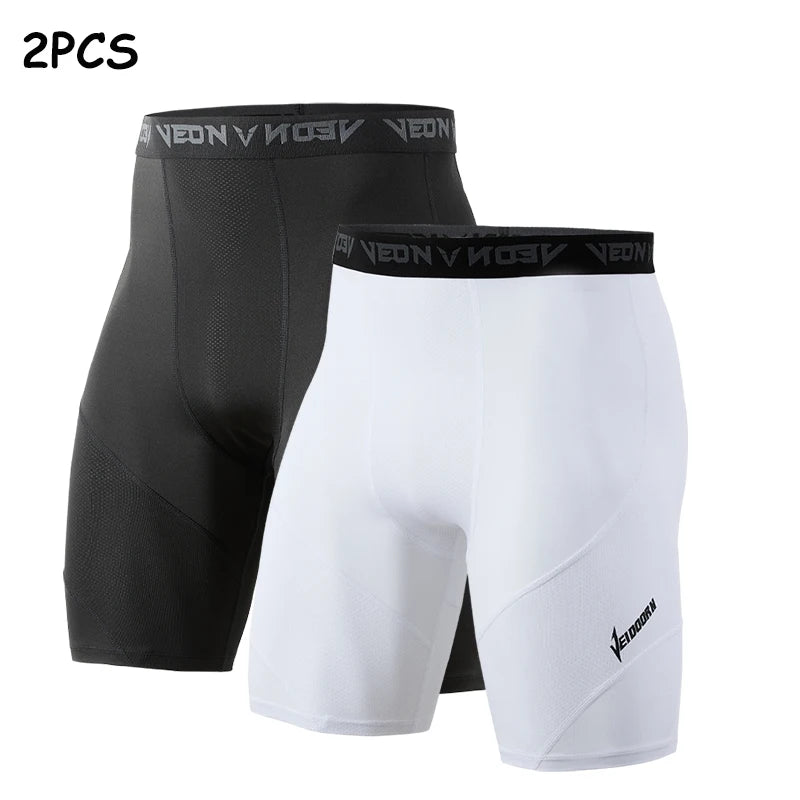 Men's Fitted Training Shorts for Gym and Running
