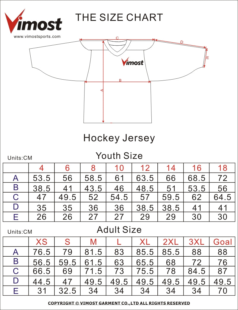custom Size_ice_Hockey_Jerse