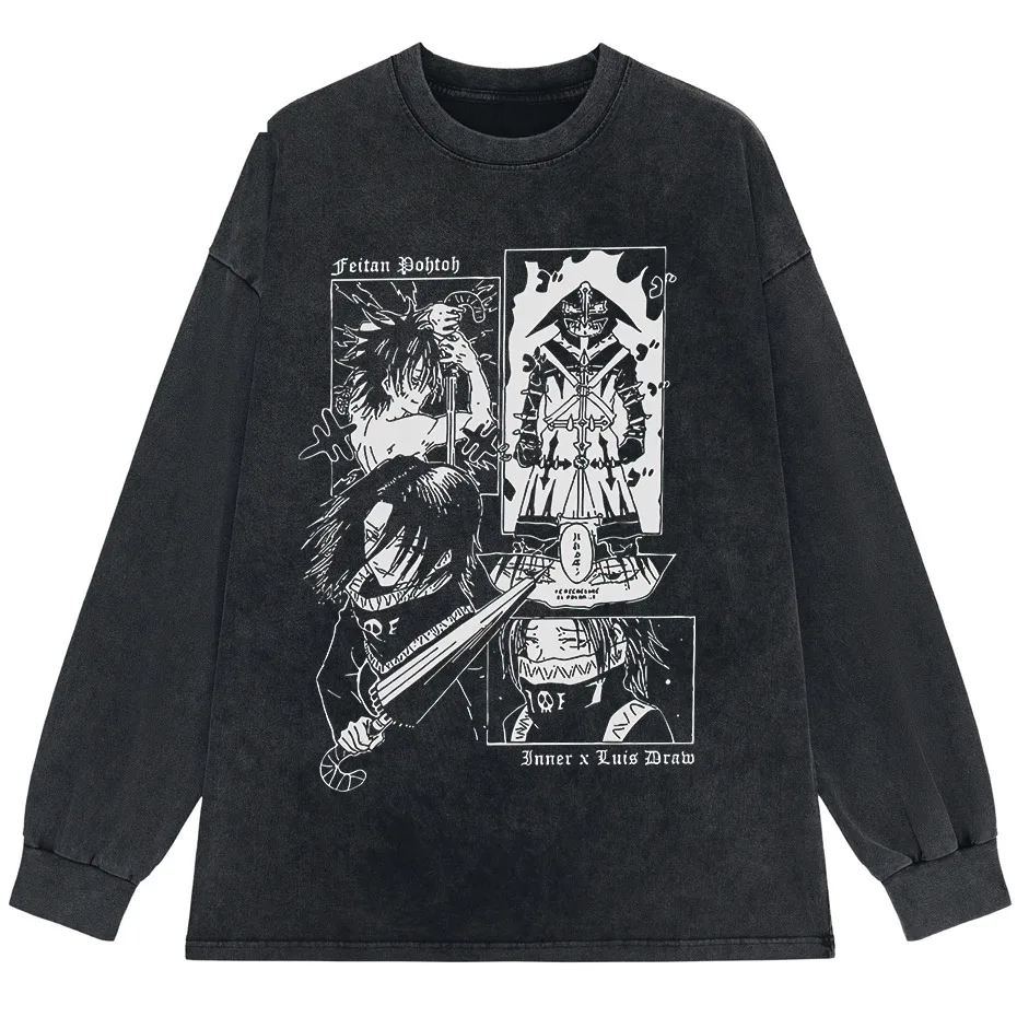 Feitan Anime Casual Cotton Short Sleeve T-Shirt