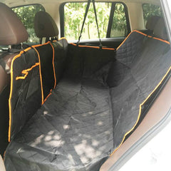 100% Waterproof Dog Car Seat Covers Made of Waterproof Oxford Fabric with Mesh Visual Window for Cars Trucks SUV Black