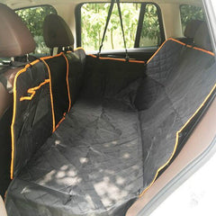 100% Waterproof Dog Car Seat Covers Made of Waterproof Oxford Fabric with Mesh Visual Window for Cars Trucks SUV Black