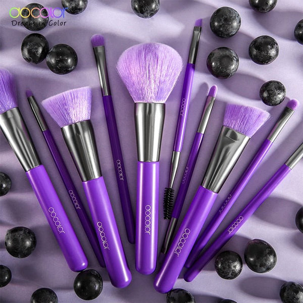 10/15pcs Neon Peach Makeup Brushes Soft Synthetic Hair Powder Blush Foundation eye Blending Contour Makeup Brushes Set - Vimost Shop