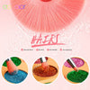 10/15pcs Neon Peach Makeup Brushes Soft Synthetic Hair Powder Blush Foundation eye Blending Contour Makeup Brushes Set - Vimost Shop