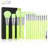 10/15pcs Neon Peach Makeup Brushes Soft Synthetic Hair Powder Blush Foundation eye Blending Contour Makeup Brushes Set - Vimost Shop