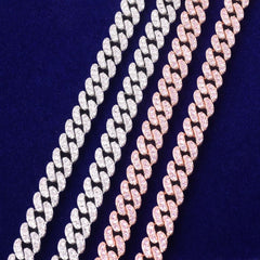 10mm Gold Color Miami Cuban Link Bracelet Bling Women Jewelry AAAA Zircon Charm Hip Hop Chain
