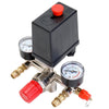 125 PSI 12 Bar Small Air Compressor Pressure Switch Control Adjustable Regulator Valve Instrument Pressure Gauge - Vimost Shop