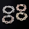 17mm Miami Cuban Chain Bracelet High Quality Micro Pave Iced Out Cubic Zirconia Men's Hip Hop Fashion Jewelry For Gift - Vimost Shop