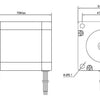 1PC Nema 23 Stepper Motor 57 Motor 1.9Nm(269oz.in) 3A 76mm Nema23 Step Motor 4-lead for CNC Milling Machine - Vimost Shop