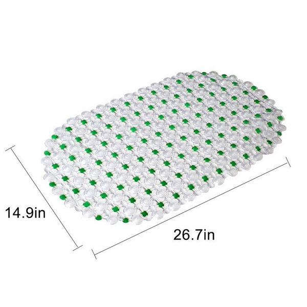 1PCs Plastic Suction Cup Bathroom Shower Mat Non-slip Bathroom Mat Baby Safety Shower Bath Mat Colorful Point Bead Massage Pad - Vimost Shop