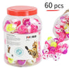 1Set Fun Rainbow Ball Cat Toy Colorful Ball Interactive Pet Kitten Scratch Natural Foam Ball Training Pet Supplies Product - Vimost Shop