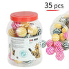 1Set Fun Rainbow Ball Cat Toy Colorful Ball Interactive Pet Kitten Scratch Natural Foam Ball Training Pet Supplies Product - Vimost Shop