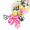 1Set Fun Rainbow Ball Cat Toy Colorful Ball Interactive Pet Kitten Scratch Natural Foam Ball Training Pet Supplies Product - Vimost Shop
