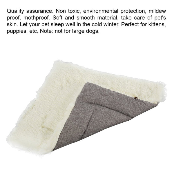 2 In 1 Cat Cushion Bed with Carrot Teeth Cleaning Toy Super Soft Puppy Kitten Sleeping Mat Foldable Basket Carrier for Pets - Vimost Shop
